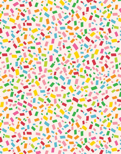 Stonehouse Collection Colorful Confetti Blank Notecard