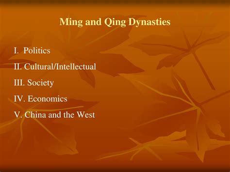 Ppt Ming And Qing Dynasties Powerpoint Presentation Free Download