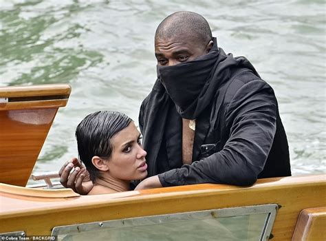 Exclusive Kanye West S Wife Bianca Censori Steps Out In Italy Topless In A Ripped Garment