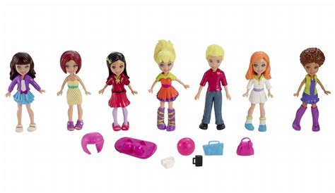 Polly Pocket Polly Friendship Set Collection With 7 Dolls