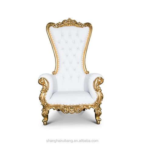 Royal Luxury High Back Wedding Loveseat King And Queen Throne Chair