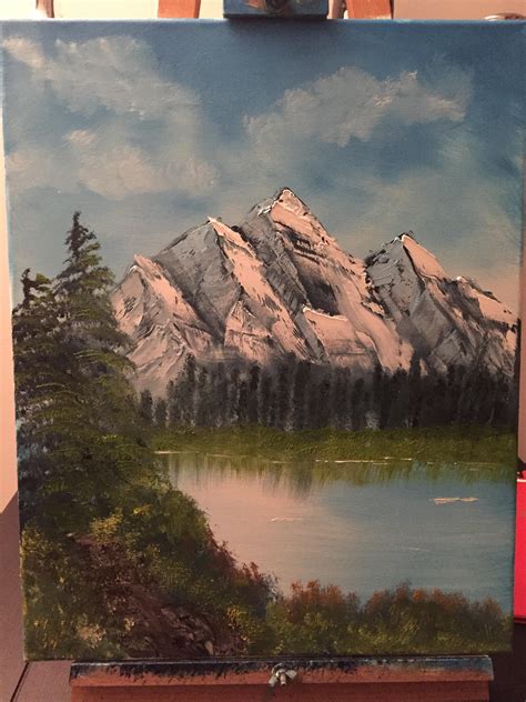 Distant Mountains S14e01 My 4th Ross Painting Rhappytrees