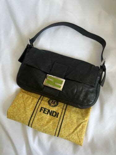 Fendi Authentic Vintage Leather Gem