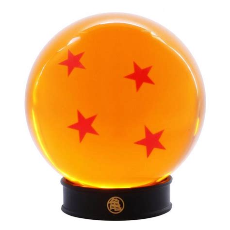 The black star dragon balls did not appear in dragon ball z, as they had not been invented yet. Dragon Ball Z 4 Star Dragon Ball with Stand | GameStop