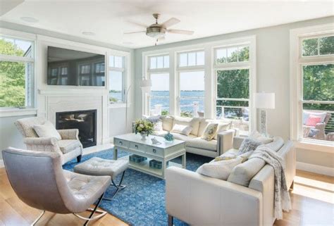 Rhode Island Beach Cottage Living Room Coastal Living Rooms Living