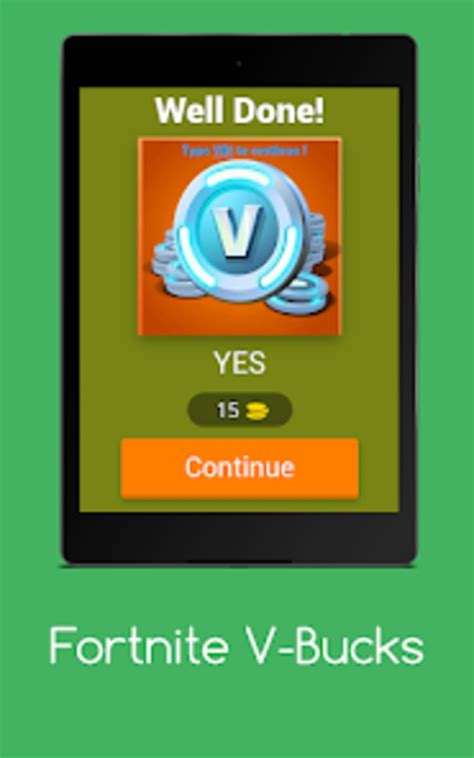 Fortnite V Bucks pour Android Télécharger