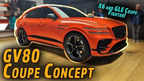 Genesis Gv80 Coupe Concept First Look Youtube