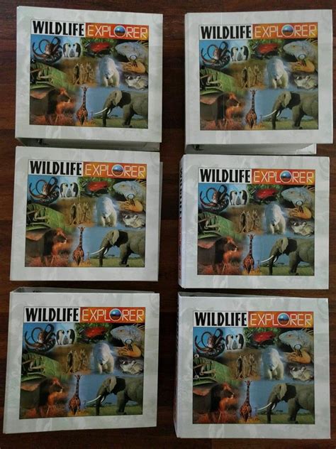 Complete Set Of Wildlife Explorer Cards With Binders All 8 Groups
