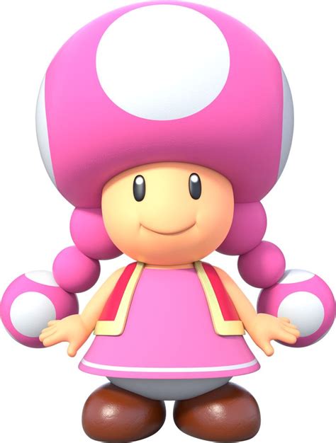 toadette is a pink capped toad from the super mario series she first in appeared mario kart