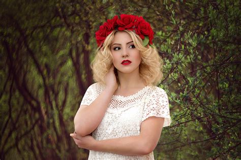 free images person girl woman hair flower model red fashion clothing lady bride