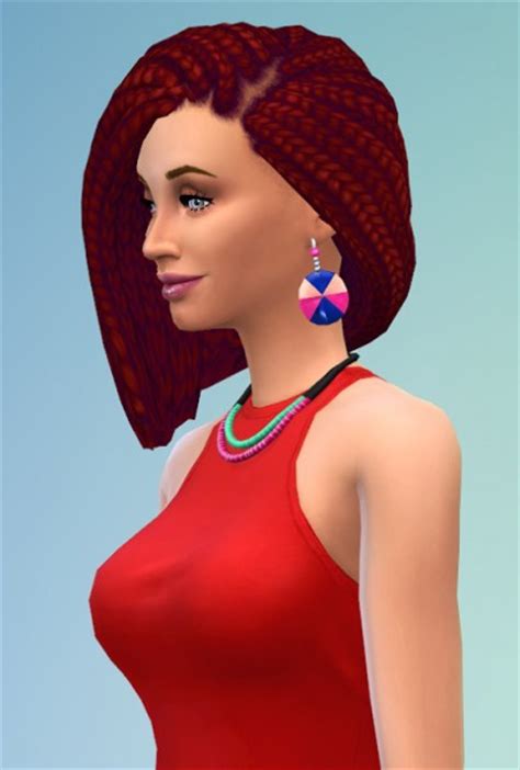 Birksches Sims Blog Braids At Chin Hair ~ Sims 4 Hairs