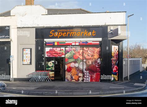 European Supermarket Front Hi Res Stock Photography And Images Alamy