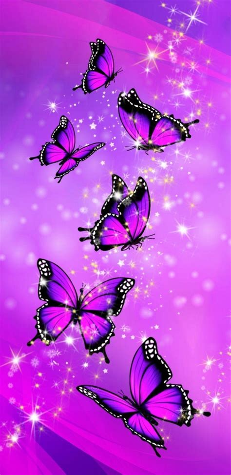 Dark Purple Butterfly Wallpaper Aesthetic