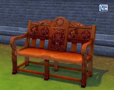 Medieval Loveseat Conversion By Esmeralda At Mod The Sims Sims 4 Updates