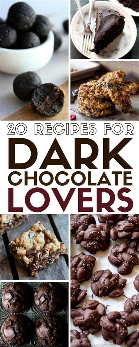 20 Dark Chocolate Recipes For The Chocolate Lover The Crafty Blog Stalker
