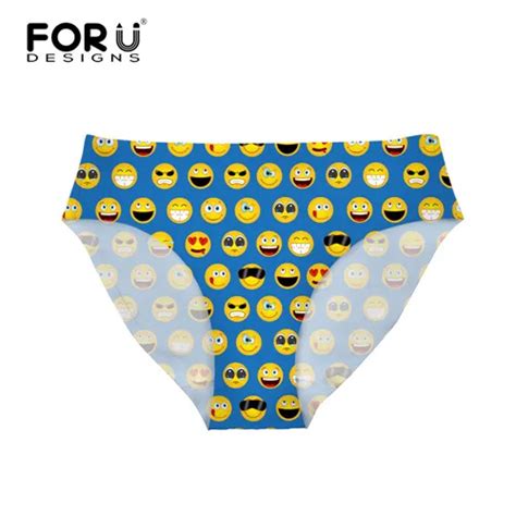 buy forudesigns funny emoji sexy seamless briefs ultra thin traceless trimming