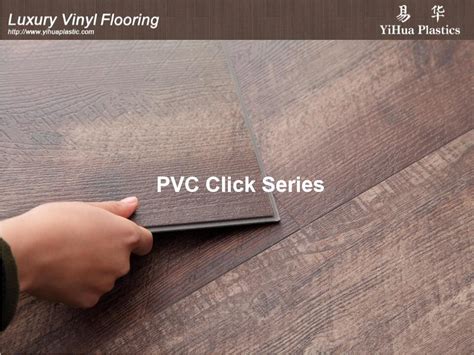 Yihua 45mm03mm Lvt Click Lvt Floor Vinyl Floor Pvc Click Pvc