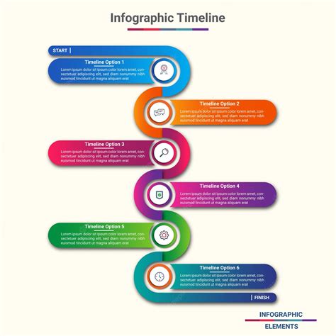 Premium Vector Infographic Timeline Template
