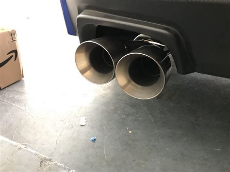 Finally Installed The Nameless 4 Tips With 4 Mufflers Dayummm Is All I Can Say 😏 R Wrx