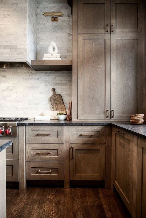 Lazy susan corner base kitchen cabinet in dove gray (60) White Oak Kitchen Cabinet Style Shaker style profile for ...