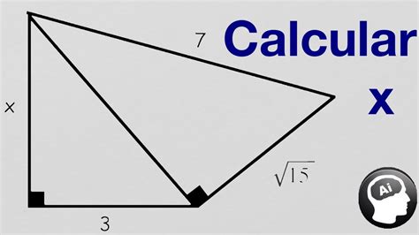 Calcular Hipotenusa Y Catetos Con El Teorema De Pitagoras Youtube