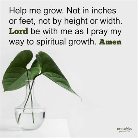 Prayer Spiritual Growth Prayables