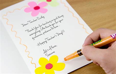 Teachers Day Card How To Make A Homemade Teachers Day Card