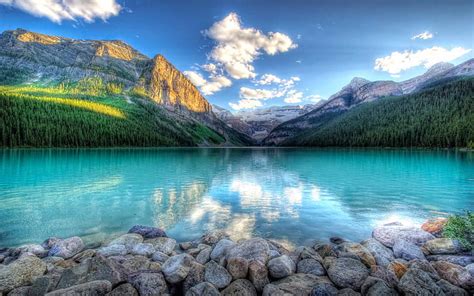 Hd Wallpaper Lake Louise Village In Banff National Park In Canada