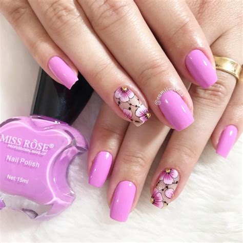 Unhas Decoradas Com Flores9 Clube Das Unhas