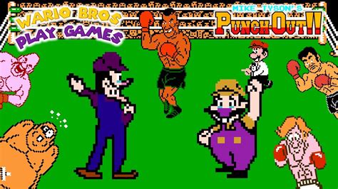 Wario Bros Play Games Mike Tysons Punch Out Nes 2 Youtube