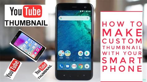 How To Create Custom Thumbnail With Your Smart Phone Tutorials Youtube