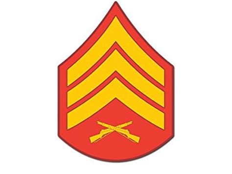 Usmc Rank Sergeant Stripes Chevron Shaped Sticker Etsy