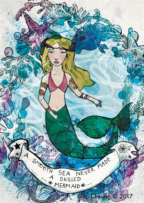 Mermaid Illustration For A Birthday Present Jo Cheung Illustration
