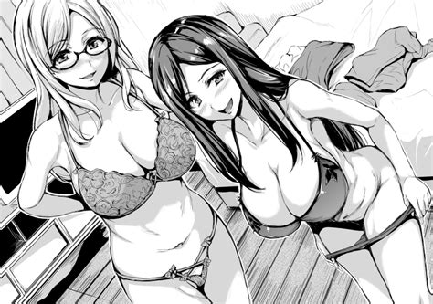 Tachibana Omina Original Commentary Request Highres 2girls D Bed