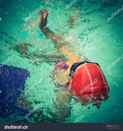 Kid Swim Swimming Class Stock Photo 607595375 Shutterstock