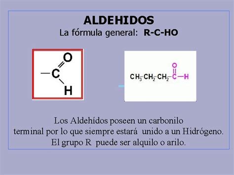 Formula General Del Aldehido Lios