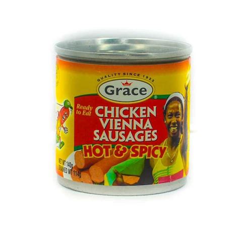 Grace Hot And Spicy Chicken Vienna Sausage 140g Grocery Shopping Online