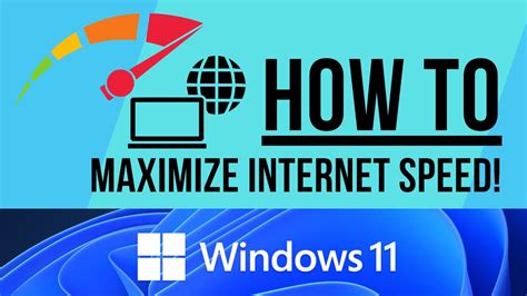 How To Maximaze Internet Speed Increase Internet Speed 2023 Windows 11