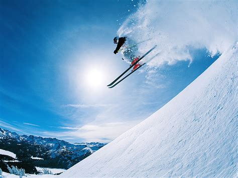 Free Skiing Nature Wallpapers