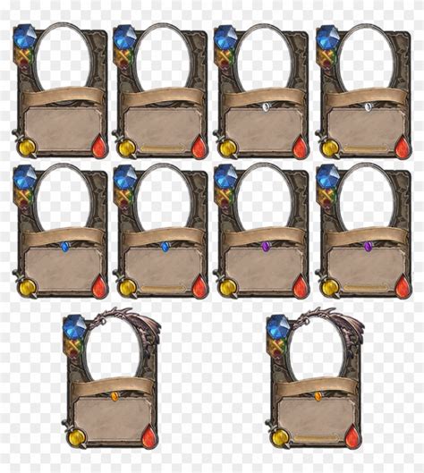 859 X 930 12 Blank Hearthstone Card Template Hd Png Download