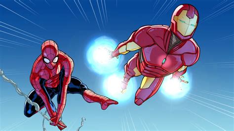 Spider Man And Iron Man In Training Day Part 1 Marvel Video Comics