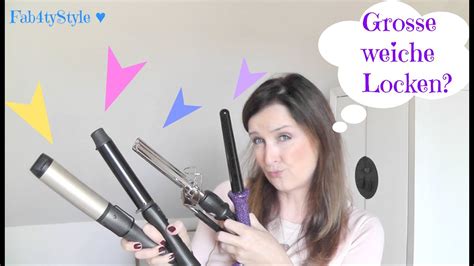 Welcher lockenstab für große locken der beste ist, hängt von deiner haarlänge ab. Grosse weiche Locken ♥ meine Lockenstäbe ♥ Demo + Review ...