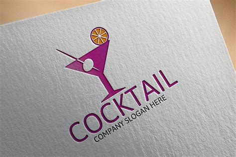 Cocktail Bar Logo Branding And Logo Templates ~ Creative Market
