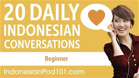 20 Daily Indonesian Conversations Indonesian Practice For Beginners