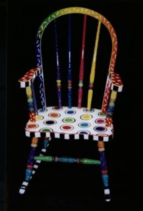 Polka Dot Chair Polka Dot Chair Painted Chairs Different Kinds Of Art