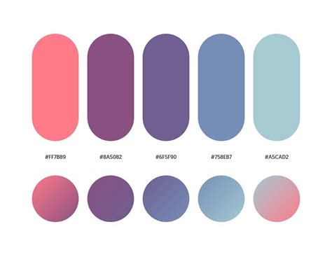 aesthetic color palette purple aesthetic colors are artistic visually appealing colors that