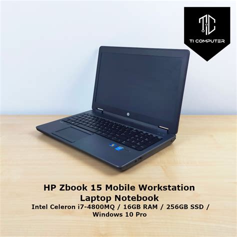 Hp Zbook 15 Mobile Workstation Intel Core I7 4800mq 16gb Ram 256gb Ssd