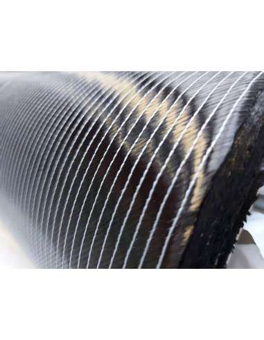 Tejido de fibra de carbono BIAXIAL 45º 50K peso 400gr m2 ancho 1270