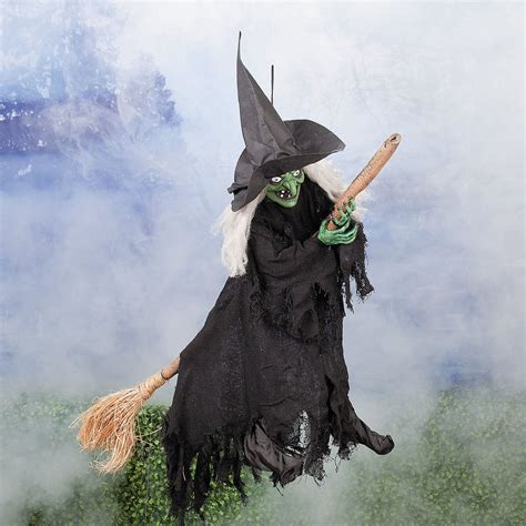 Hanging Witch Riding On Broom Orientaltrading Halloweenwishlist With