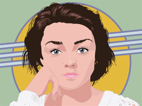 Maisie Williams By Paul Cunniff On Dribbble
